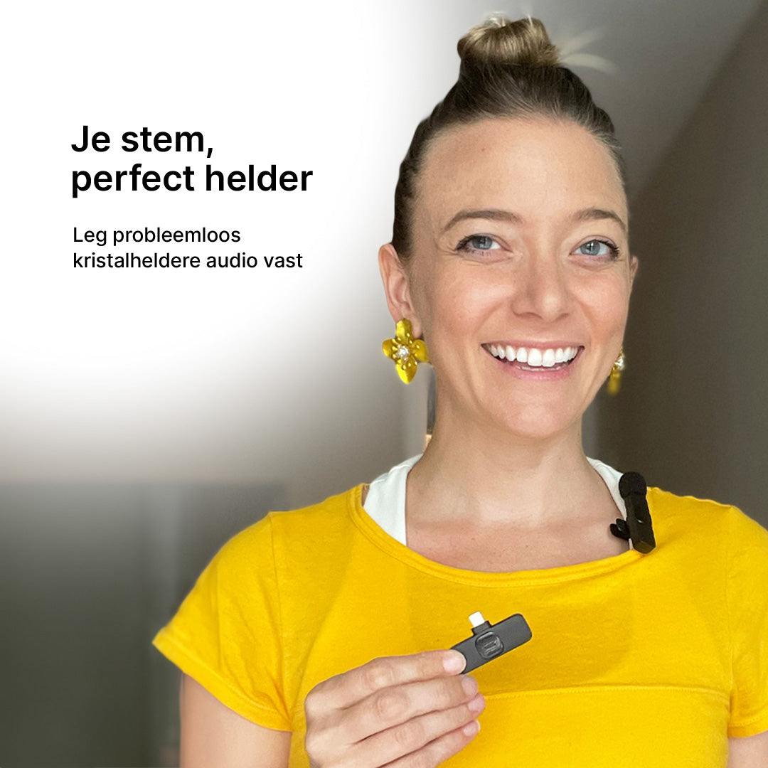 PocketPro Mini Draadloze Microfoon voor Ontwerpers