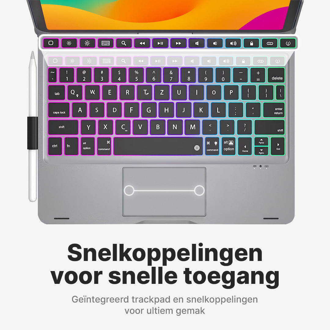 Rotate Pro Draadloze Toetsenbordhoes Voor iPad