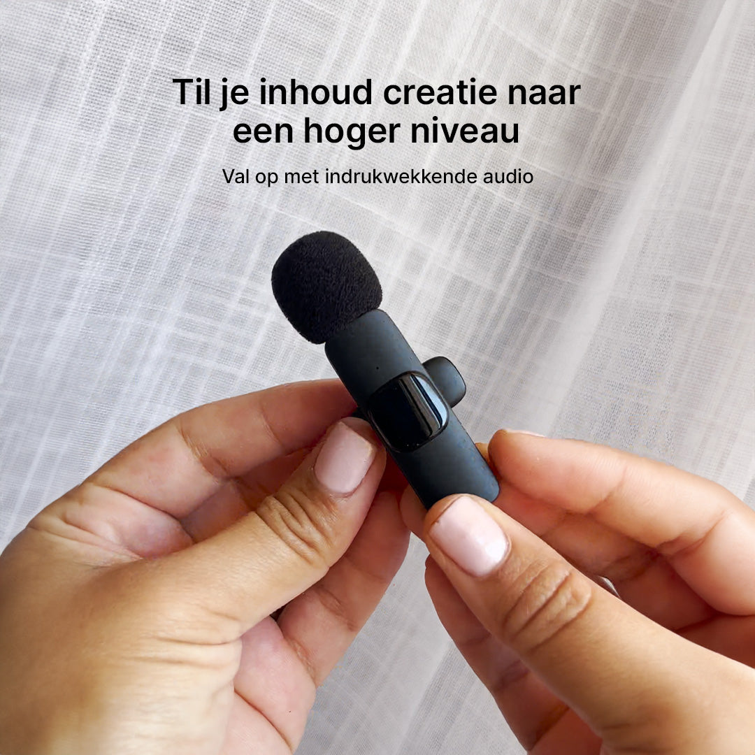 PocketPro Mini Draadloze Microfoon voor Ontwerpers