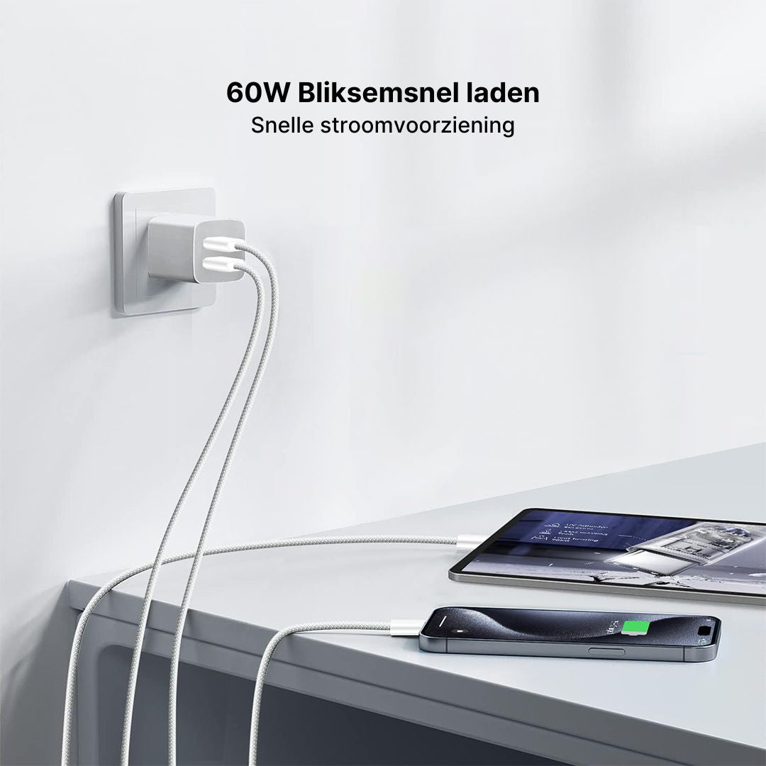 60W Type-C naar Type-C Kabel
