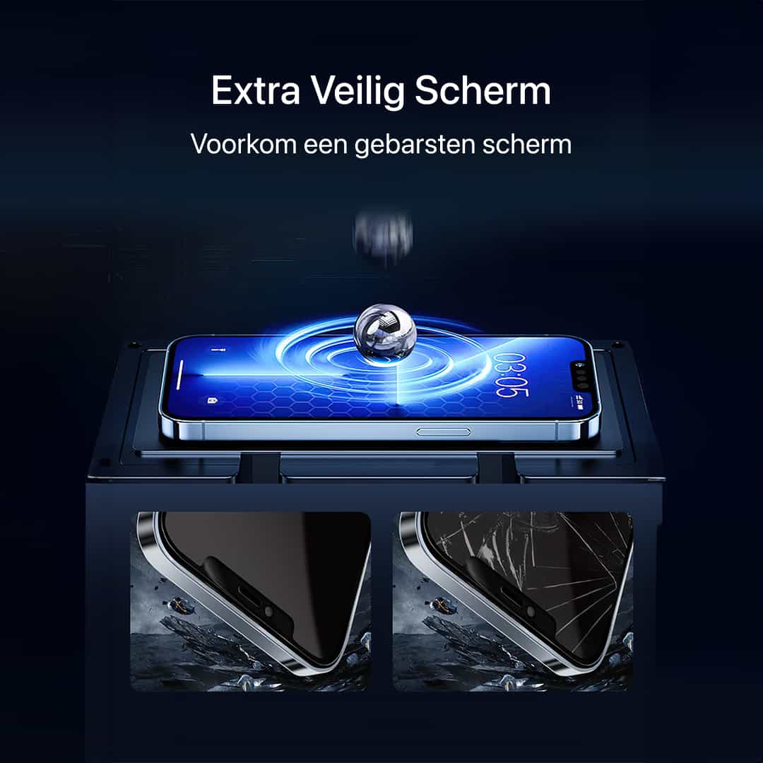 Gehard glazen screenprotector voor iPhone