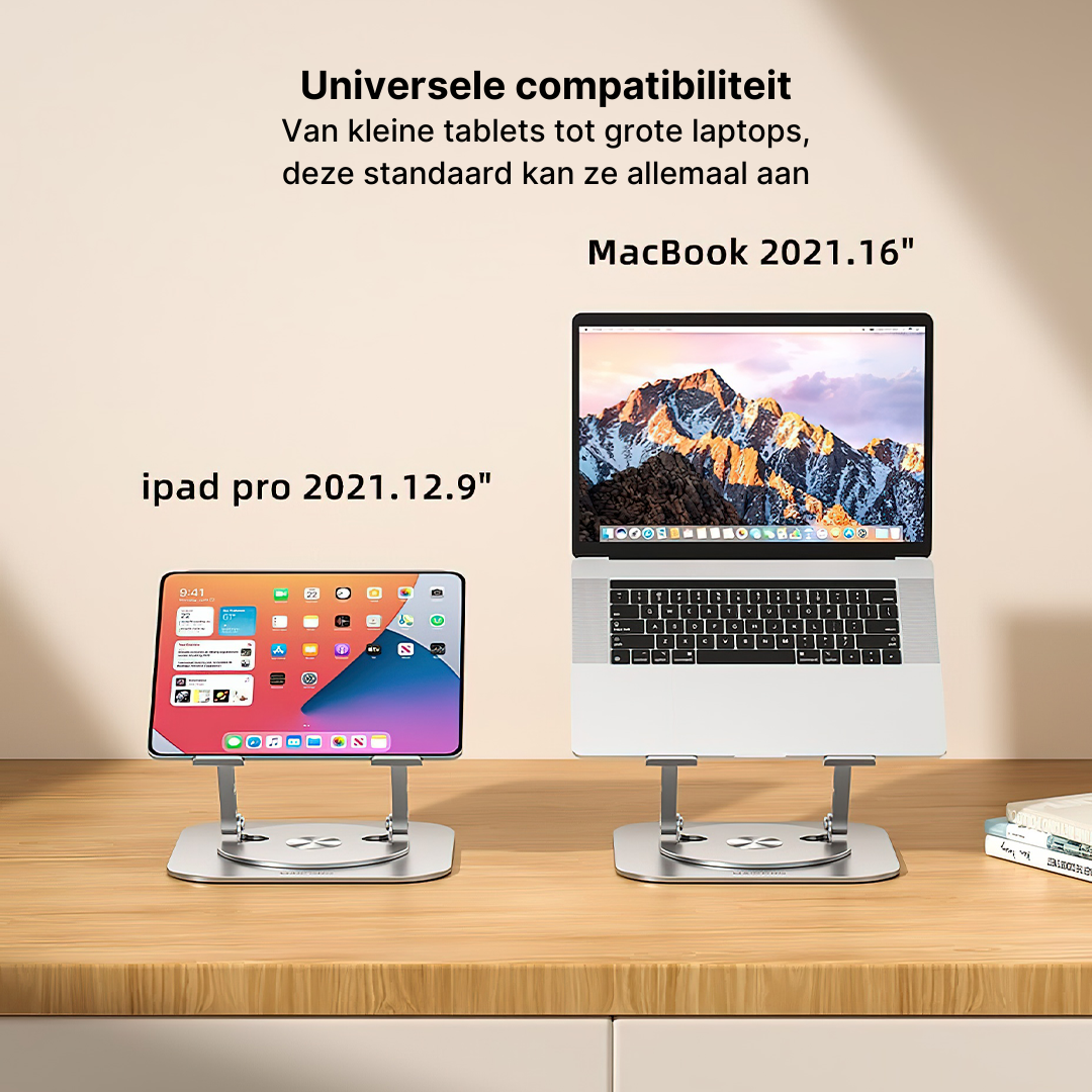 Zwenkbare laptop standaard 360