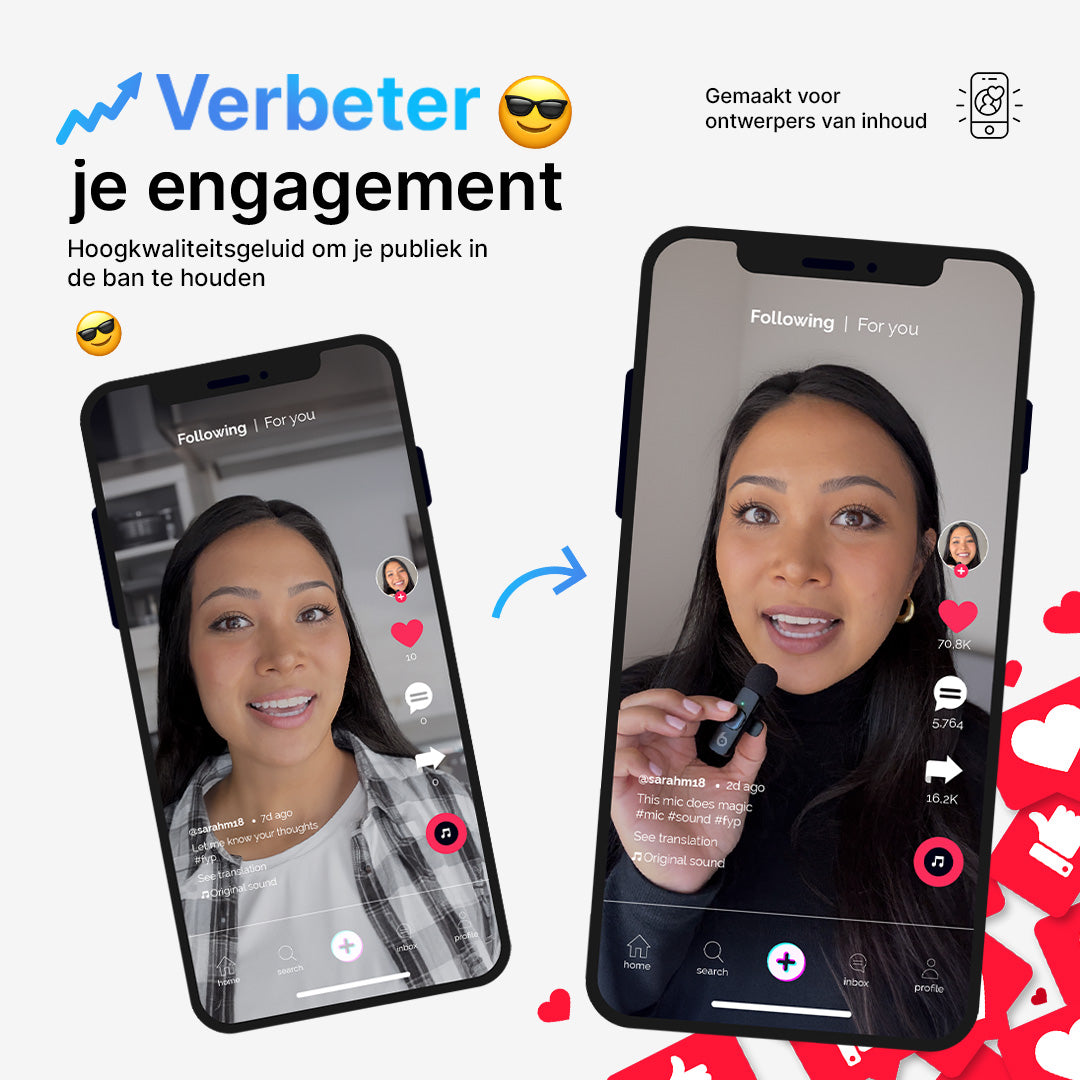 PocketPro Mini Draadloze Microfoon voor Ontwerpers
