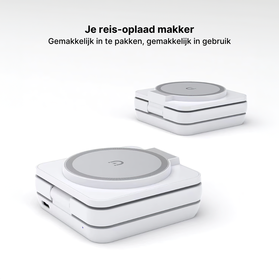 Trio 3-in-1 Vouwbaar Draadloos Laadstation