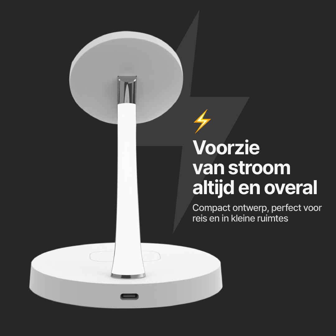 2-in-1 Draadloos Laadstation
