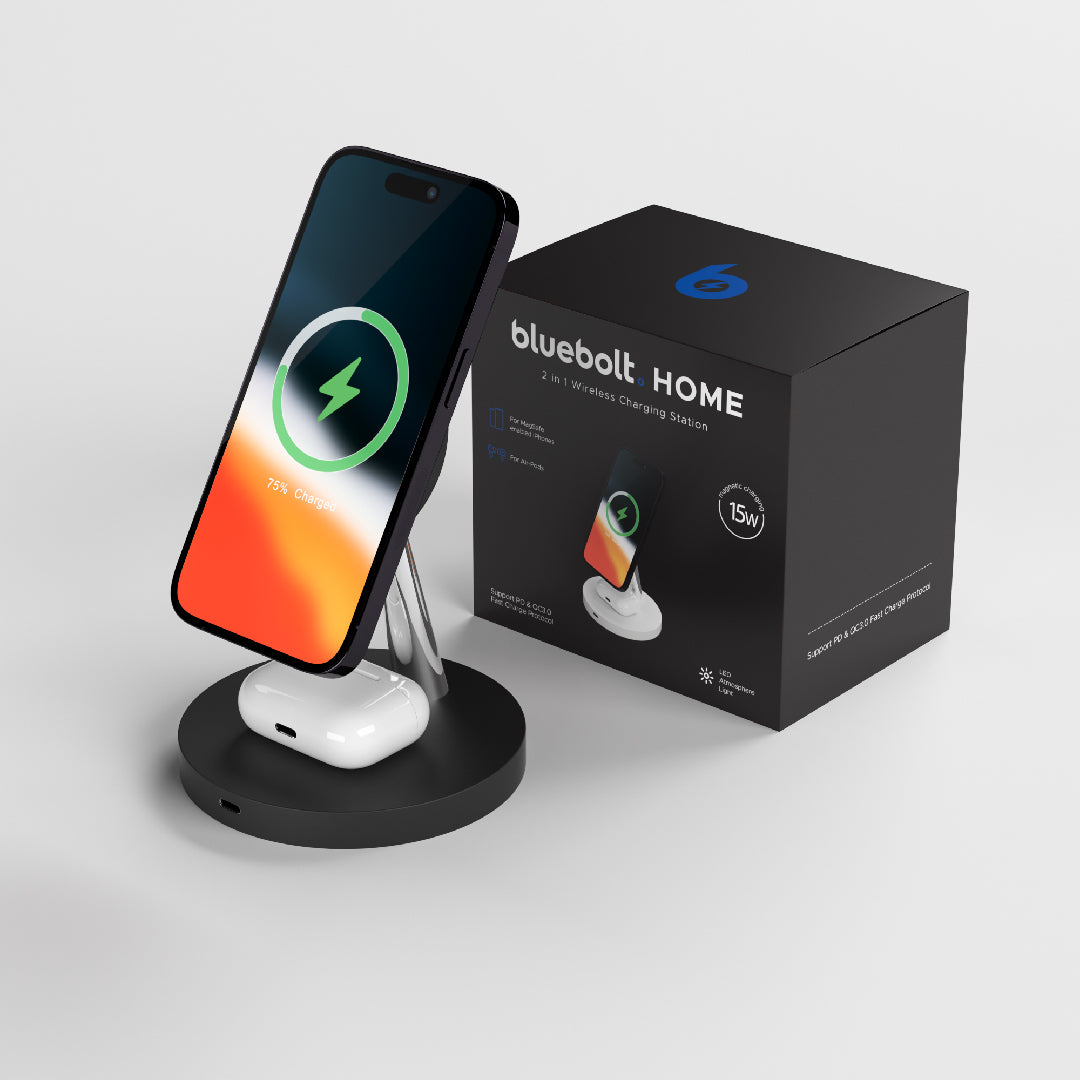 2-in-1 Draadloos Laadstation