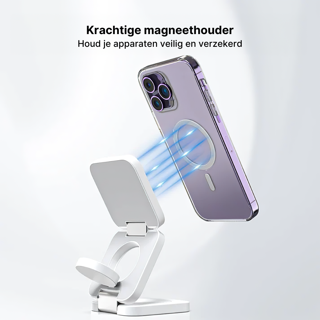 Trio 3-in-1 Vouwbaar Draadloos Laadstation