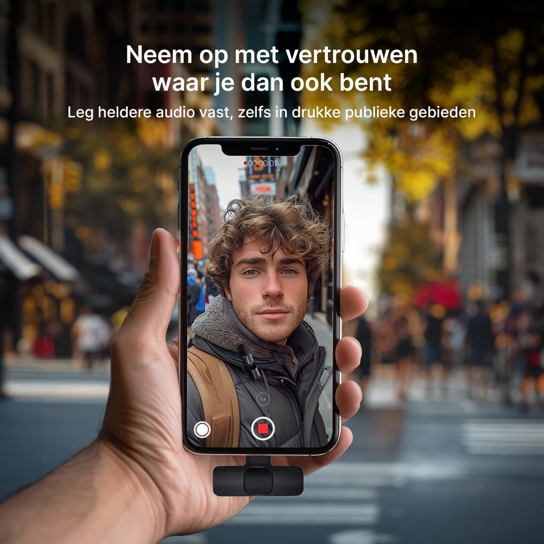 PocketPro Mini Draadloze Microfoon voor Ontwerpers
