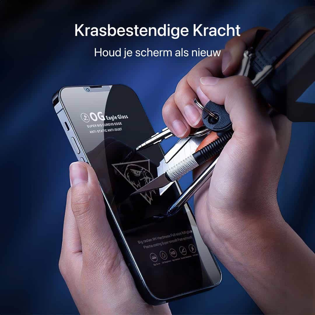 Gehard glazen screenprotector voor iPhone