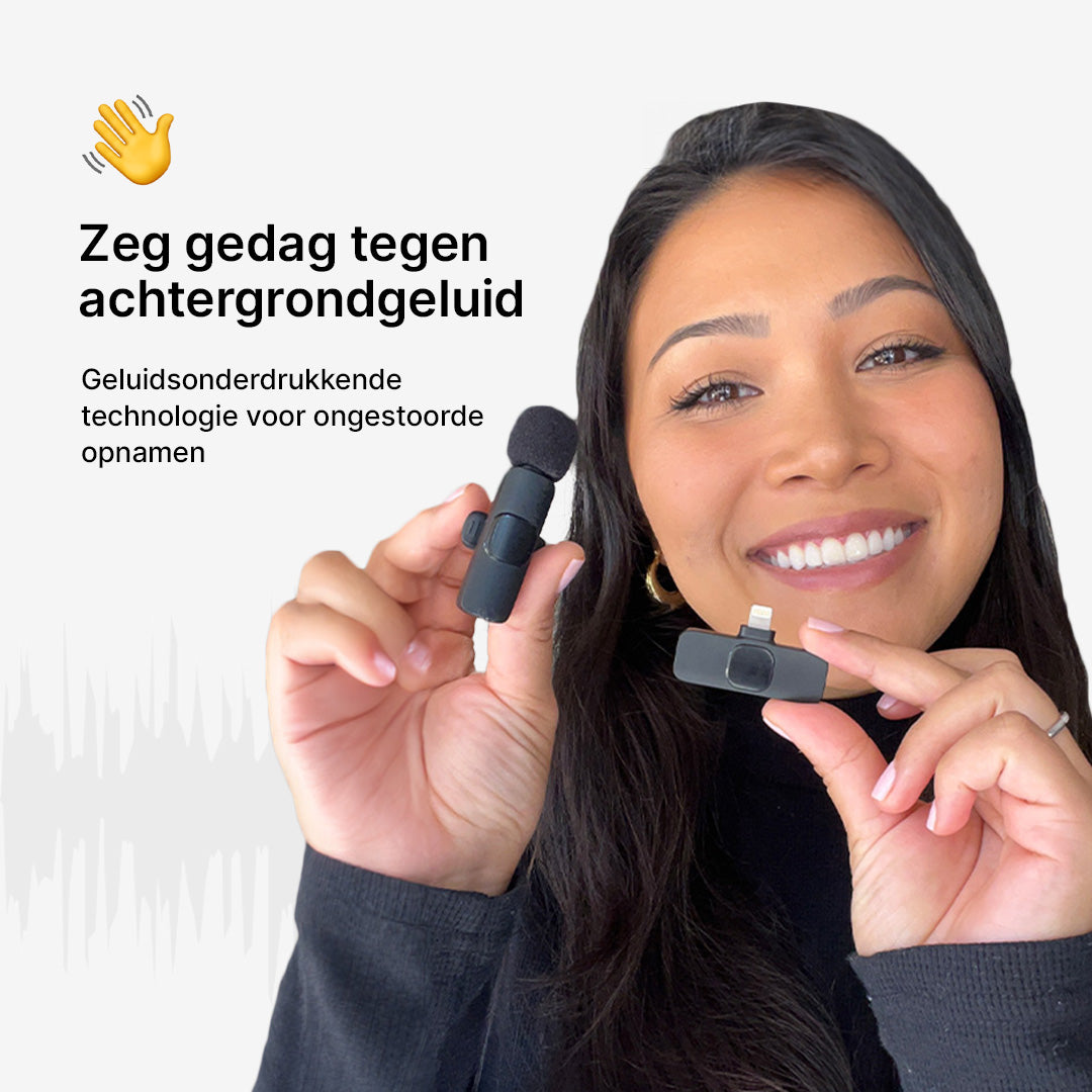 PocketPro Mini Draadloze Microfoon voor Ontwerpers