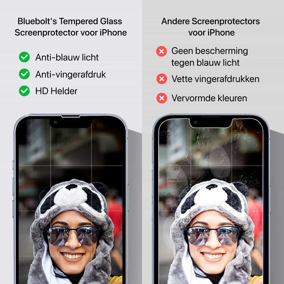 Gehard glazen screenprotector voor iPhone