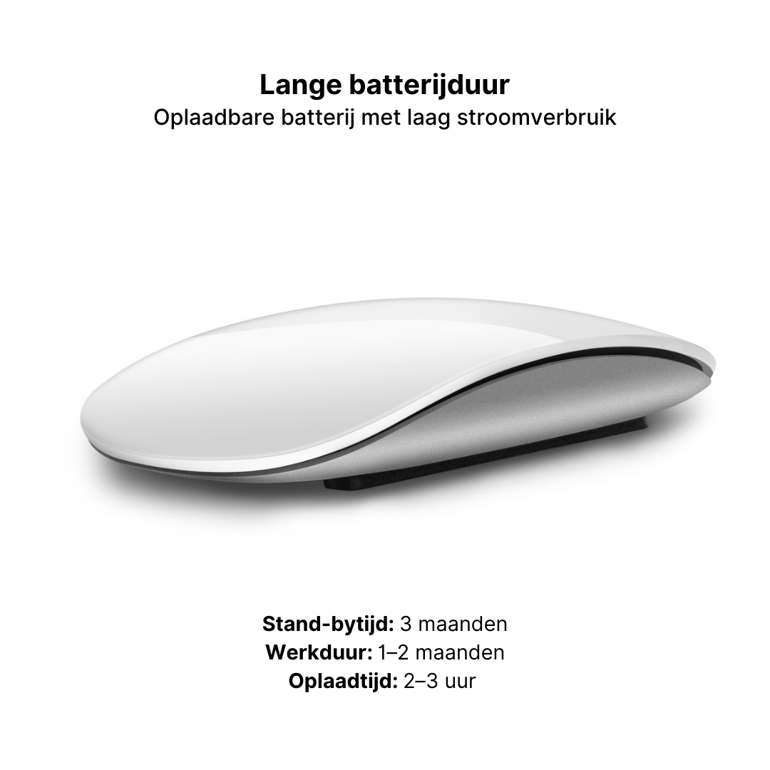 TravelLite Bluetooth-muis - Ultradun en Lichtgewicht voor op Reis
