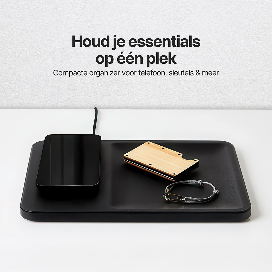 AuraHub Draadloze iPhone Oplader & Organizer