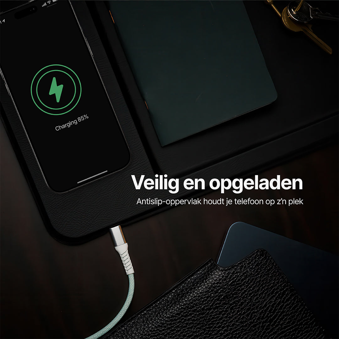 AuraHub Draadloze iPhone Oplader & Organizer