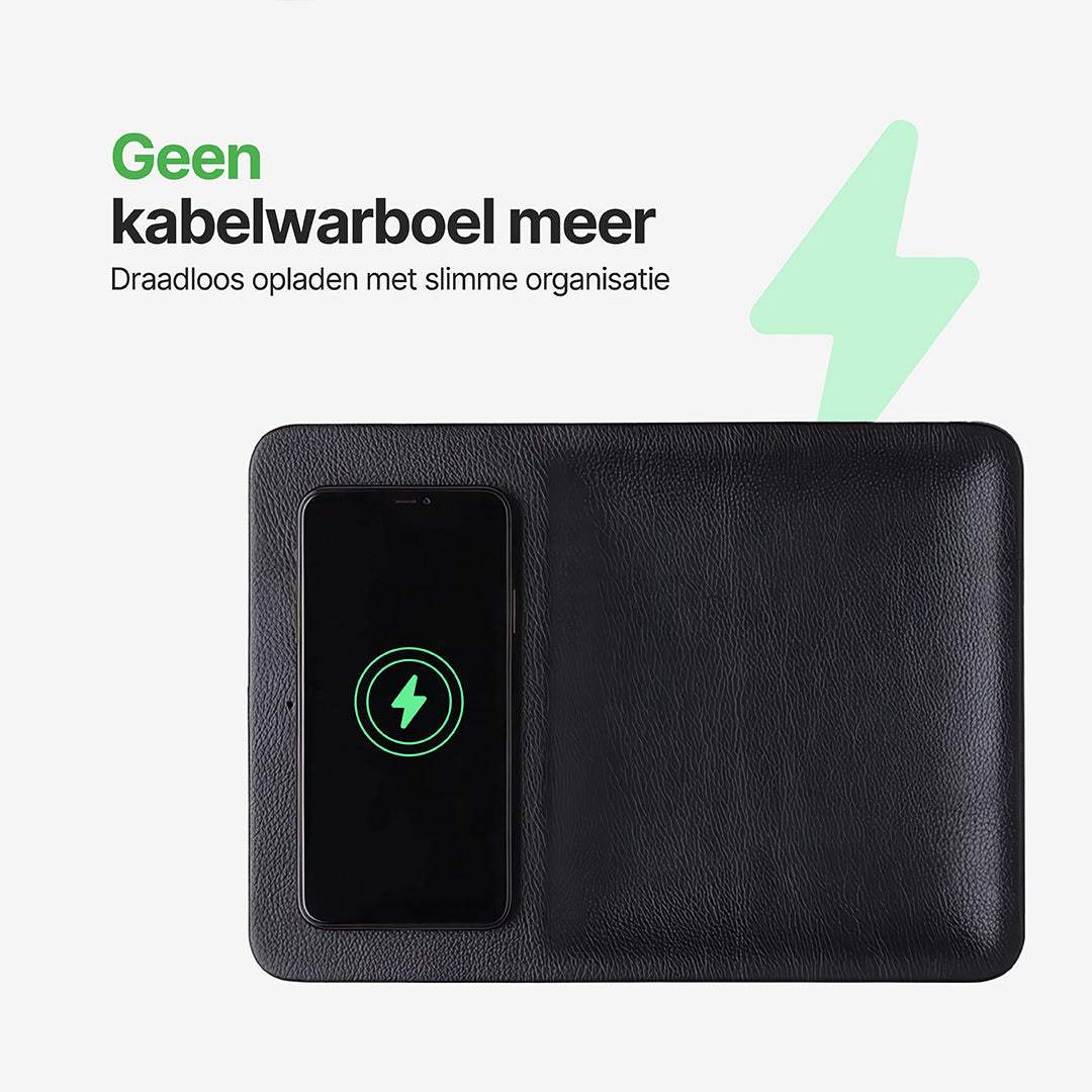 AuraHub Draadloze iPhone Oplader & Organizer