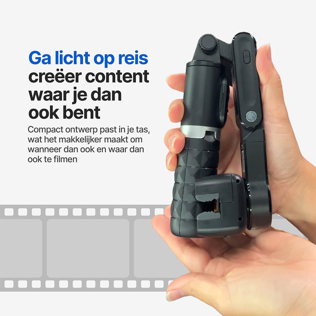 AutoFocus Statief voor Ontwerpers (360-graden, Gezichtsherkenning, Selfiestick, Licht, draadloze afstandsbediening)