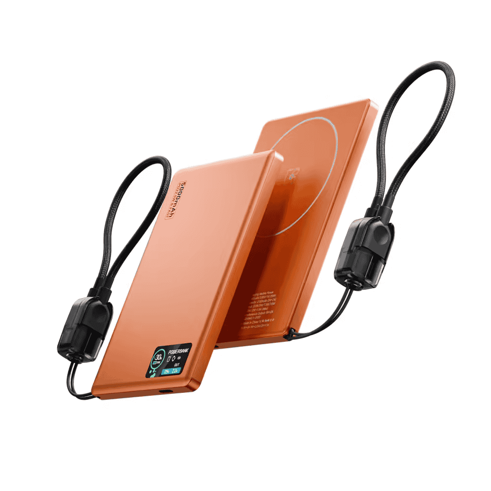 22,5W Ultra Slim Q2 Powerbank met Display
