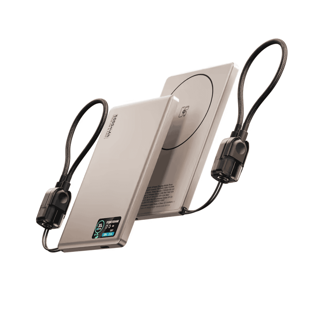 22,5W Ultra Slim Q2 Powerbank met Display