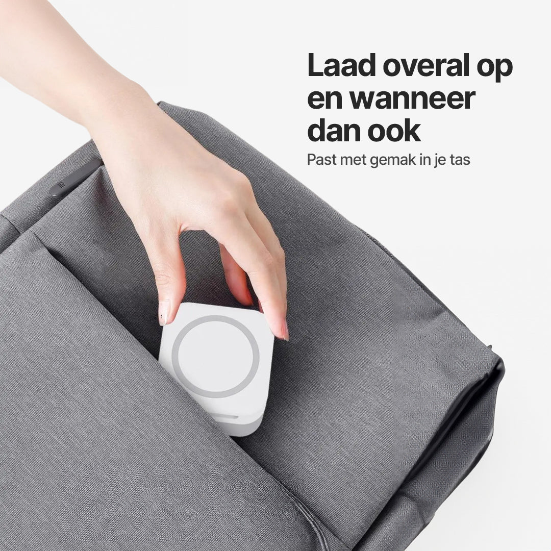 CubeMag 3-in-1 Magnetisch Draadloos Oplaadstation voor Apple en Android