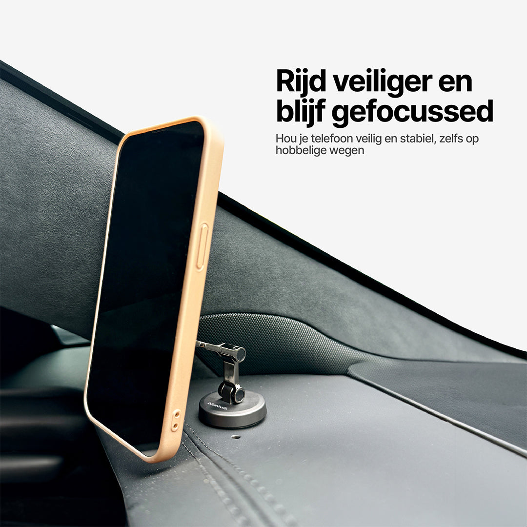 DashGrip Magnetische Autotelefoonhouder met Aanpasbare Houder