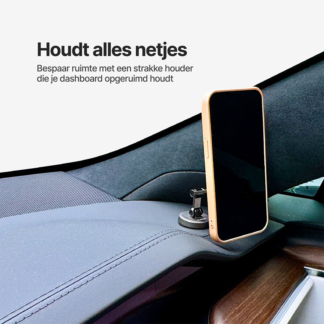 DashGrip Magnetische Autotelefoonhouder met Aanpasbare Houder