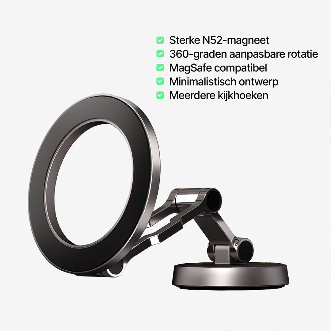 DashGrip Magnetische Autotelefoonhouder met Aanpasbare Houder