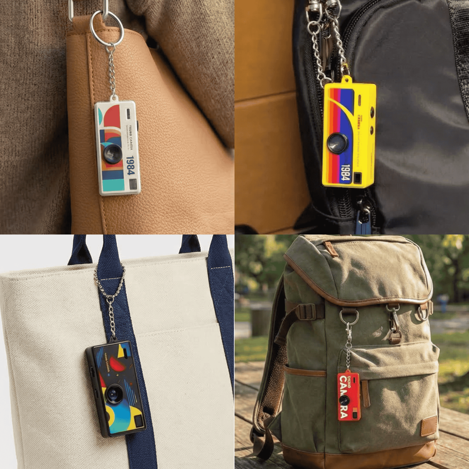PocketPik Retro Sleutelhanger Camera