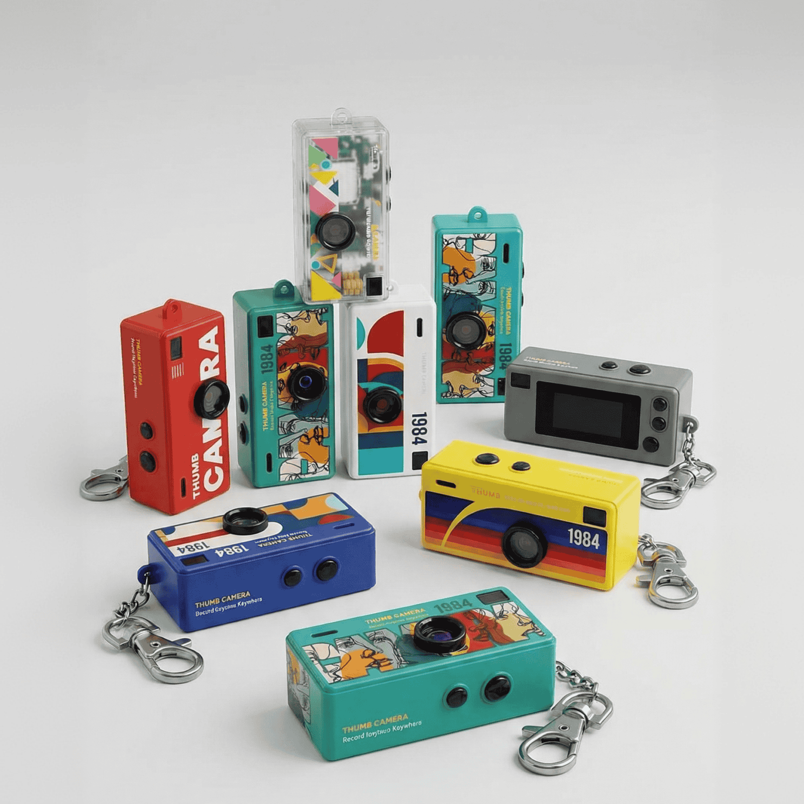 PocketPik Retro Sleutelhanger Camera