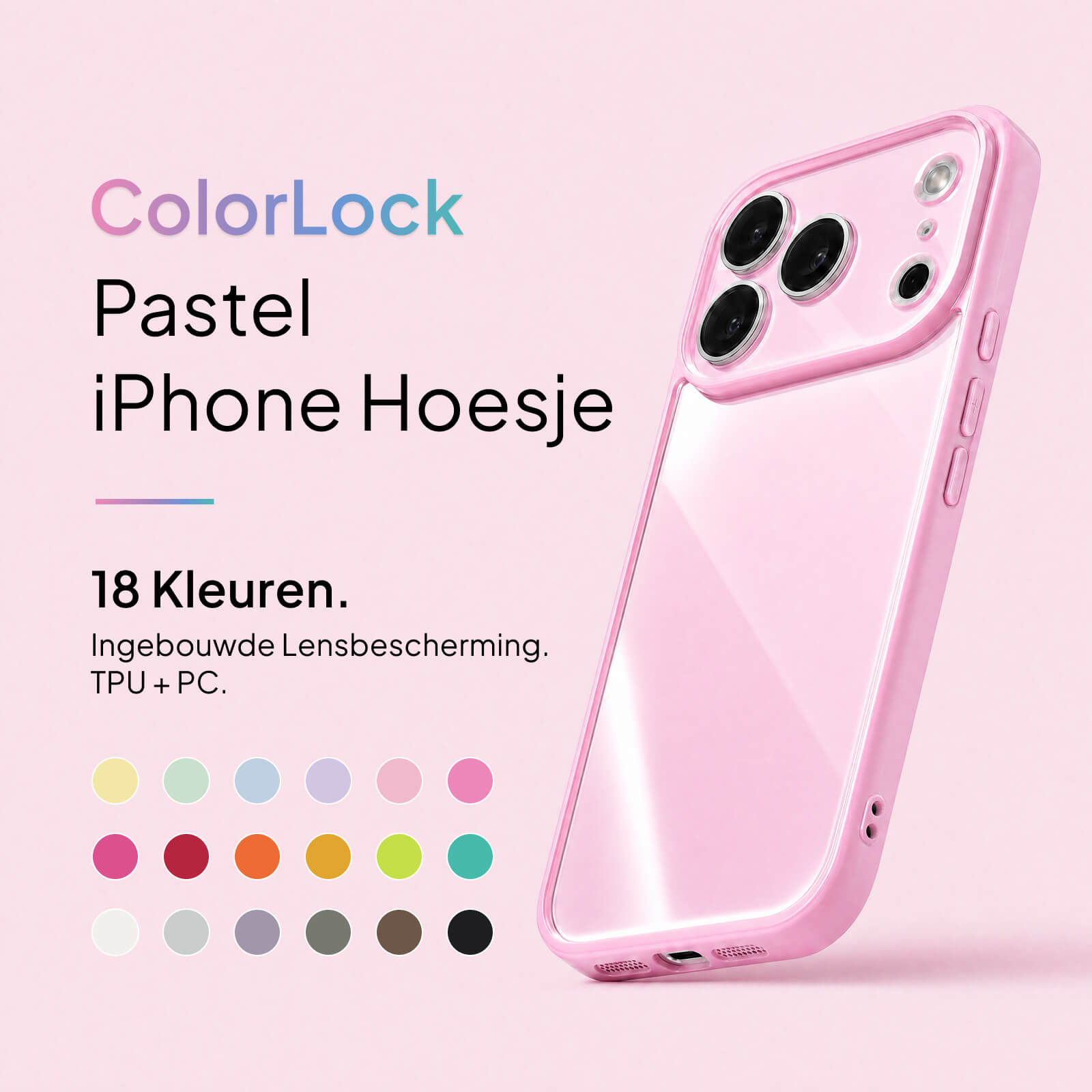 ColorLock Pastel iPhone Hoesje