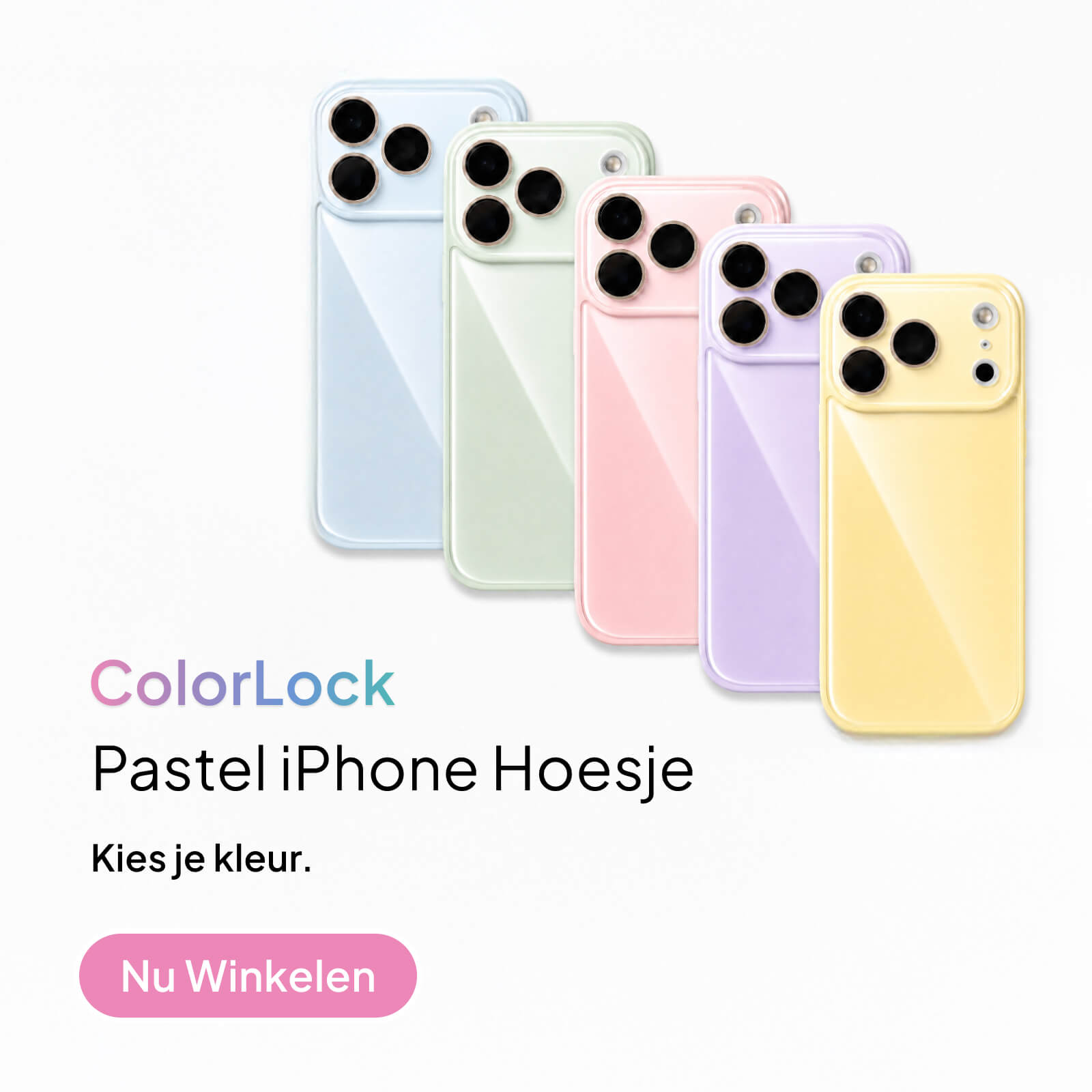 ColorLock Pastel iPhone Hoesje