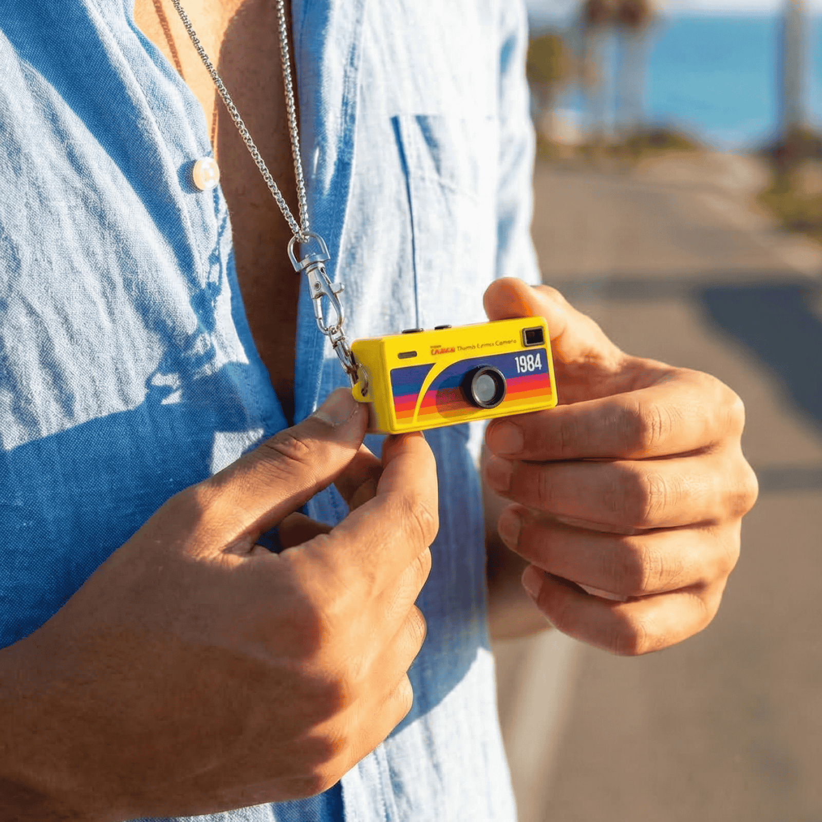PocketPik Retro Sleutelhanger Camera