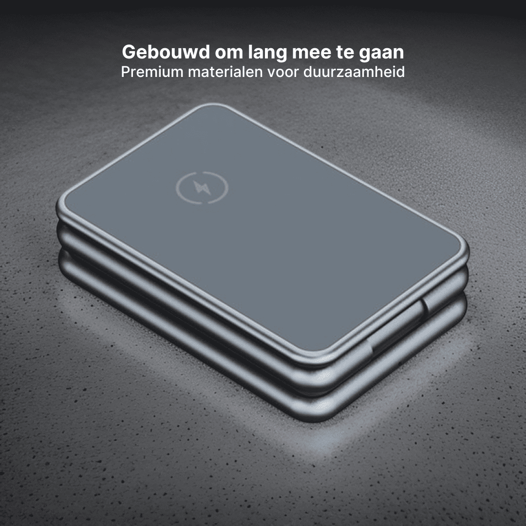 MagFold Pro 3-in-1 Aluminium Draadloze Oplaadstandaard