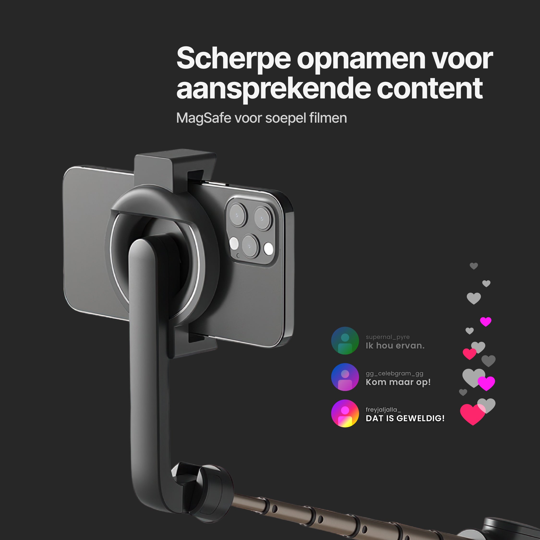 MagSafe Statief met Draadloze Afstandsbediening voor Ontwerpers