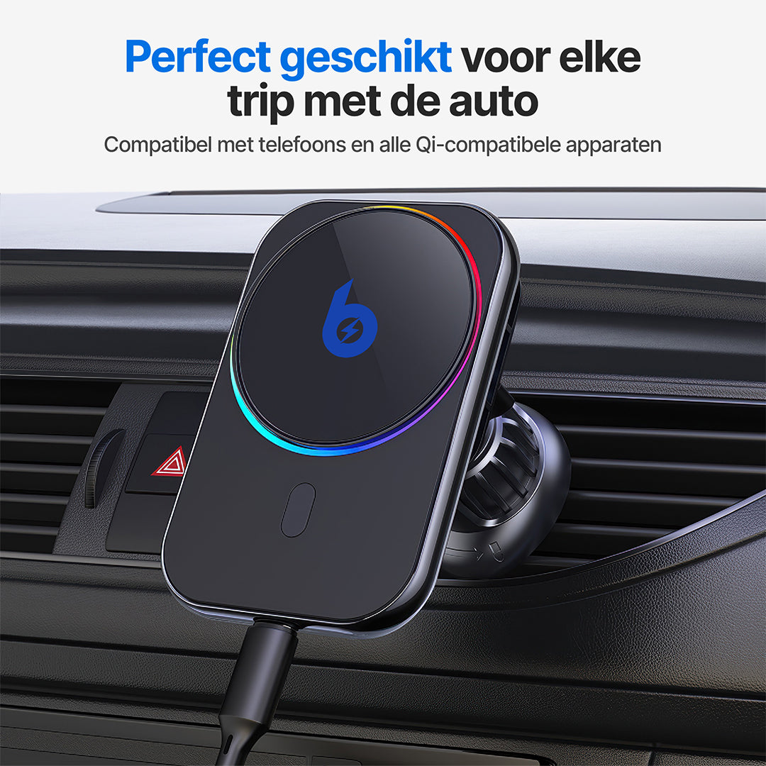 PolarCharge Qi2 Draadloze MagSafe Telefoonlader