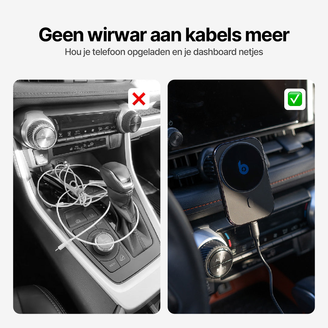 PolarCharge Qi2 Draadloze MagSafe Telefoonlader