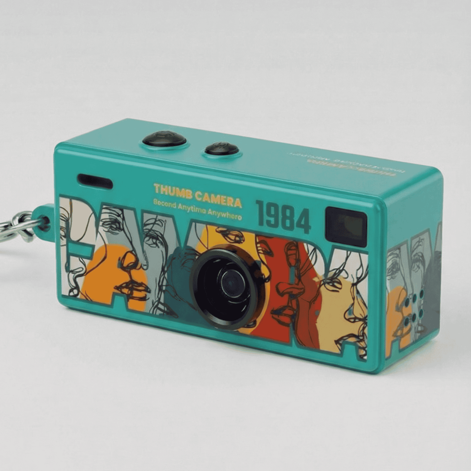 PocketPik Retro Sleutelhanger Camera