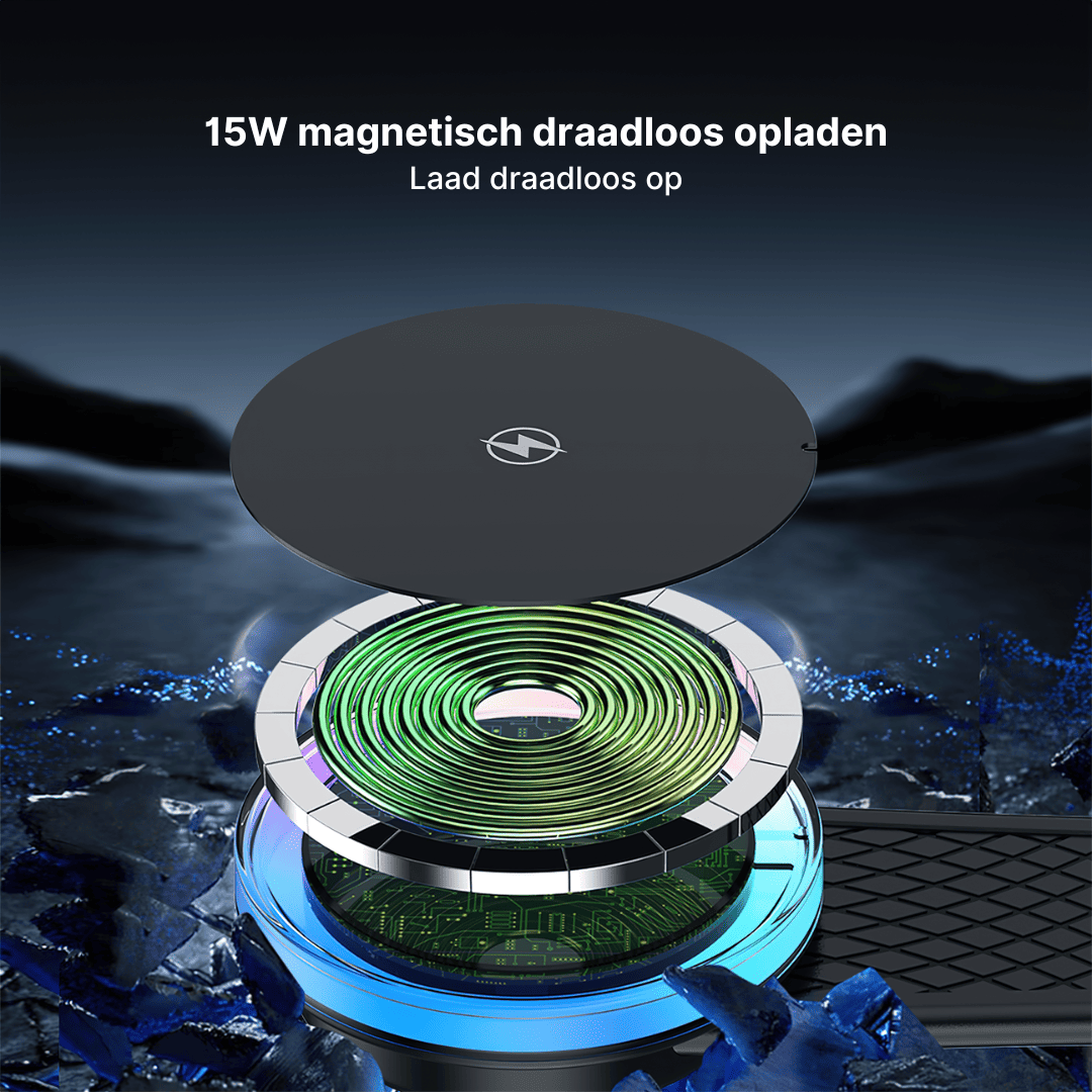 RGB Autolader Buigbare Magnetische Draagbare Telefoonlader
