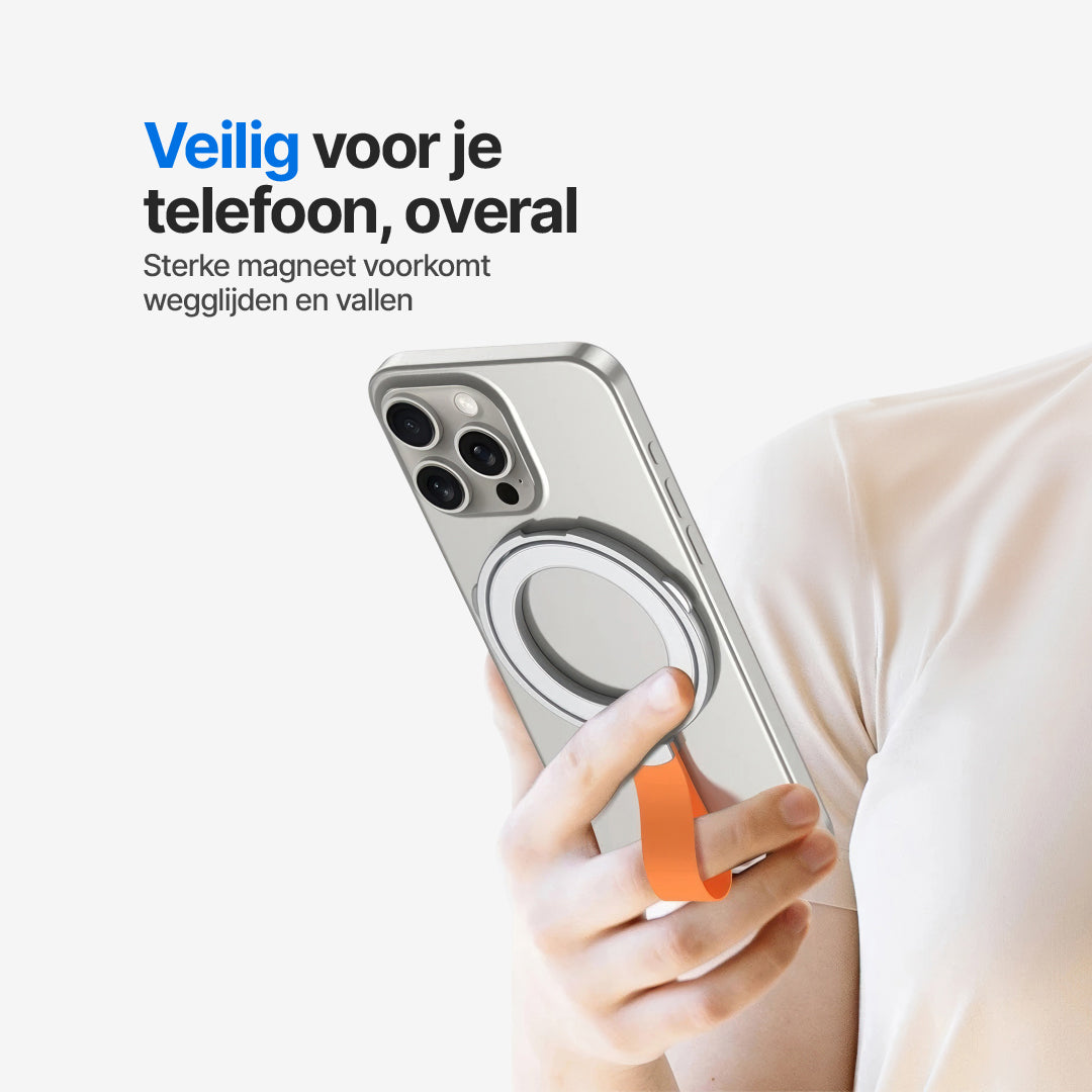 Draaibare Magnetische Telefoonhouder Met Vouwbare Ring