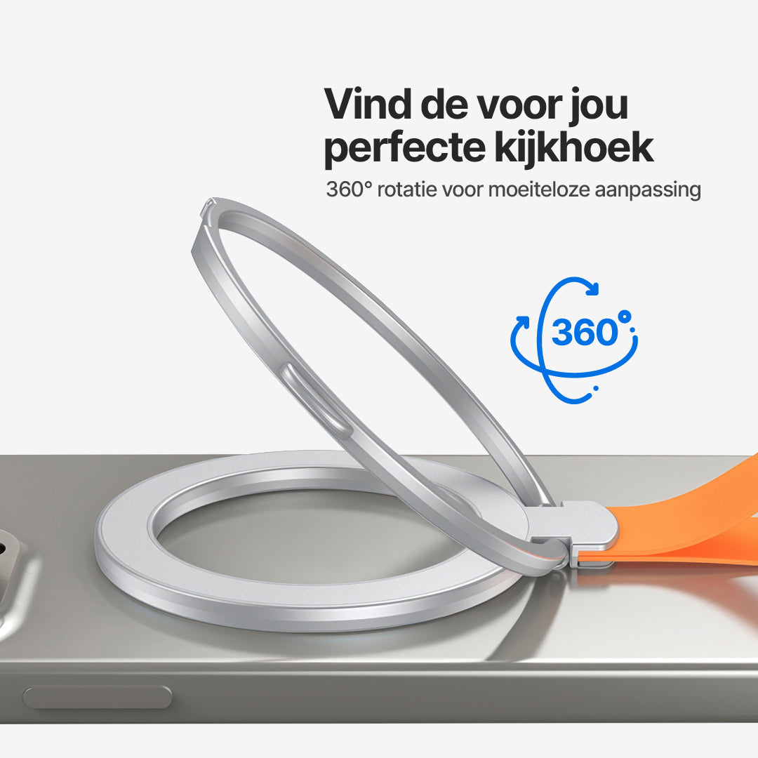 Draaibare Magnetische Telefoonhouder Met Vouwbare Ring