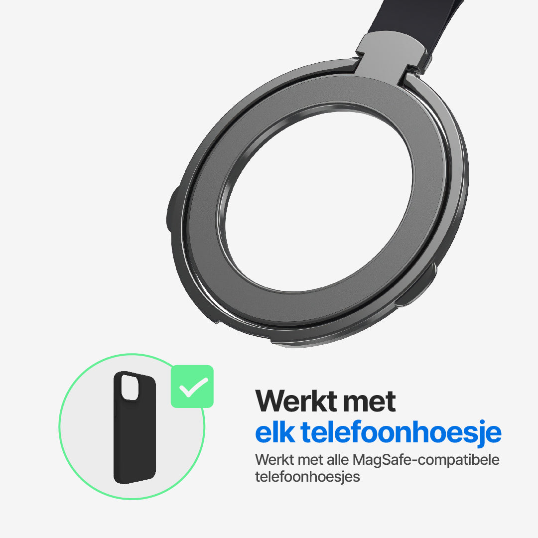 Draaibare Magnetische Telefoonhouder Met Vouwbare Ring