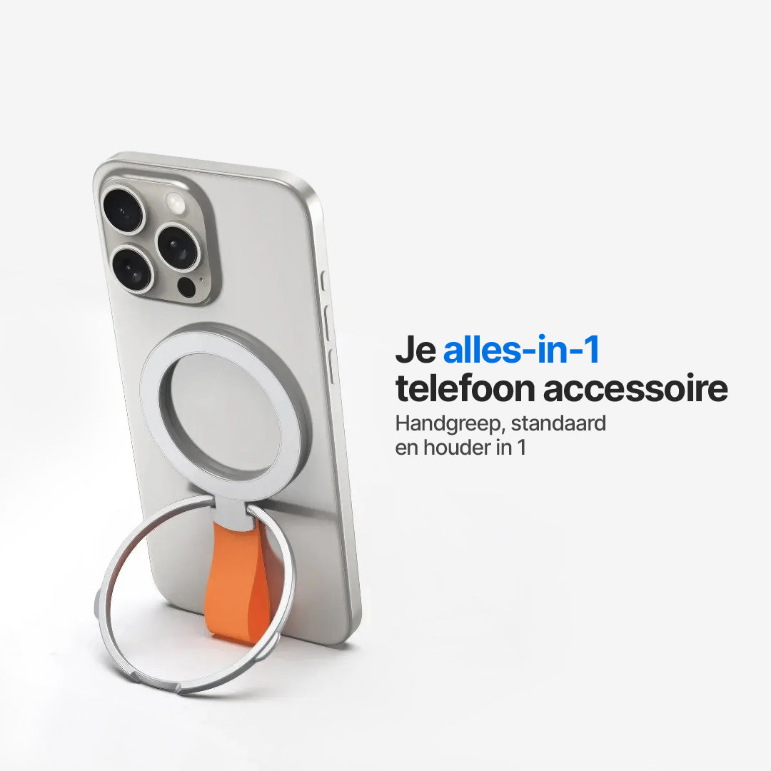 Draaibare Magnetische Telefoonhouder Met Vouwbare Ring
