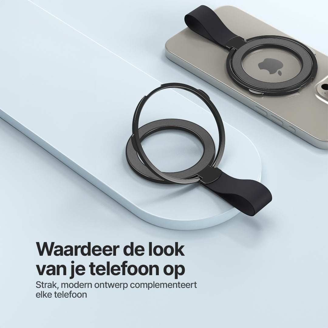 Draaibare Magnetische Telefoonhouder Met Vouwbare Ring