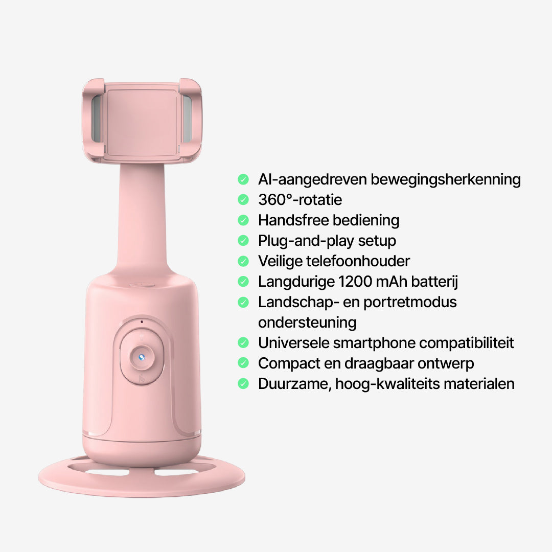 Smart360 AI Bewegingvolgende Telefooncamerahouder
