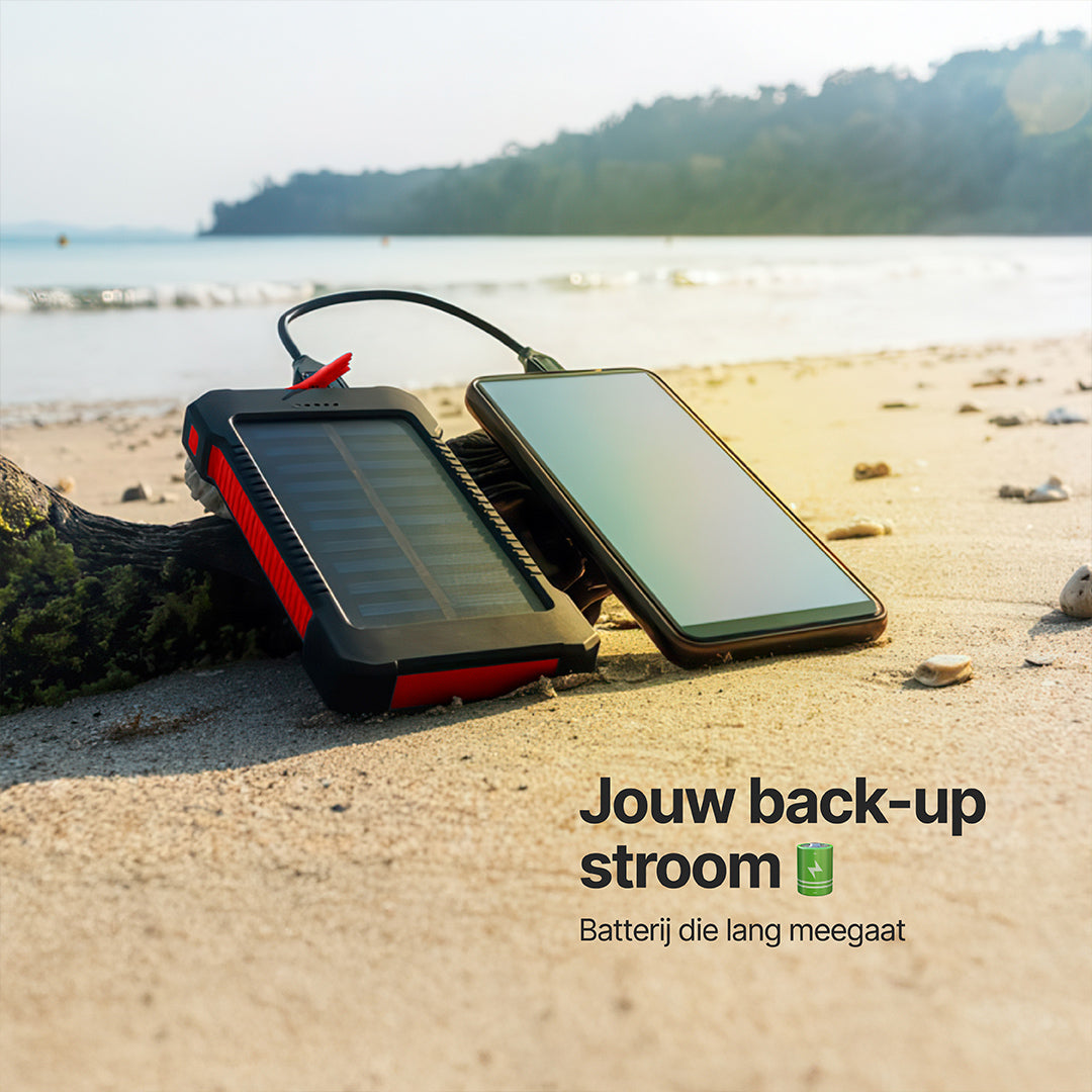 SolaBank Draadloze Oplaadbare Powerbank 10.000mAh