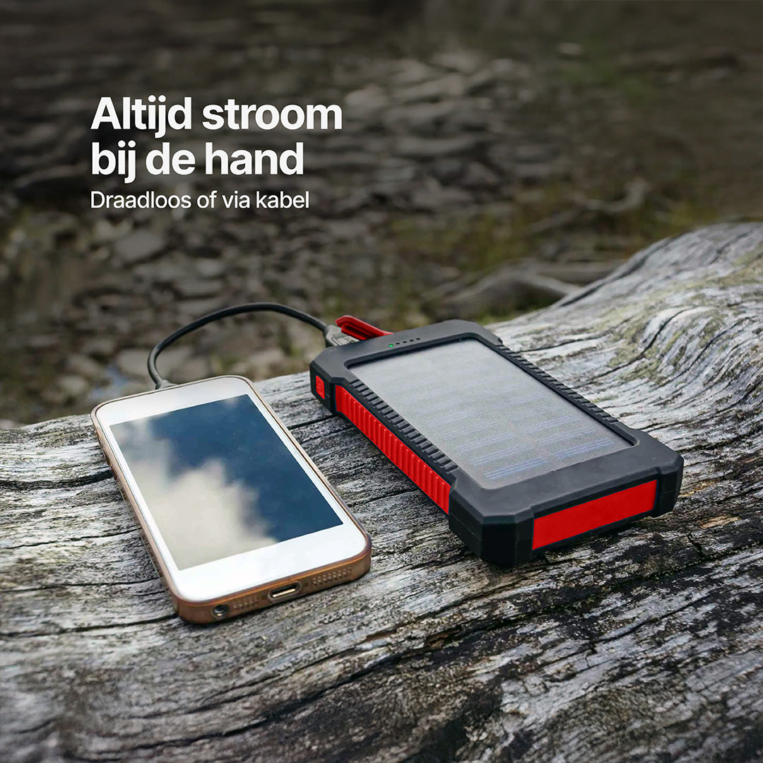 SolaBank Draadloze Oplaadbare Powerbank 10.000mAh