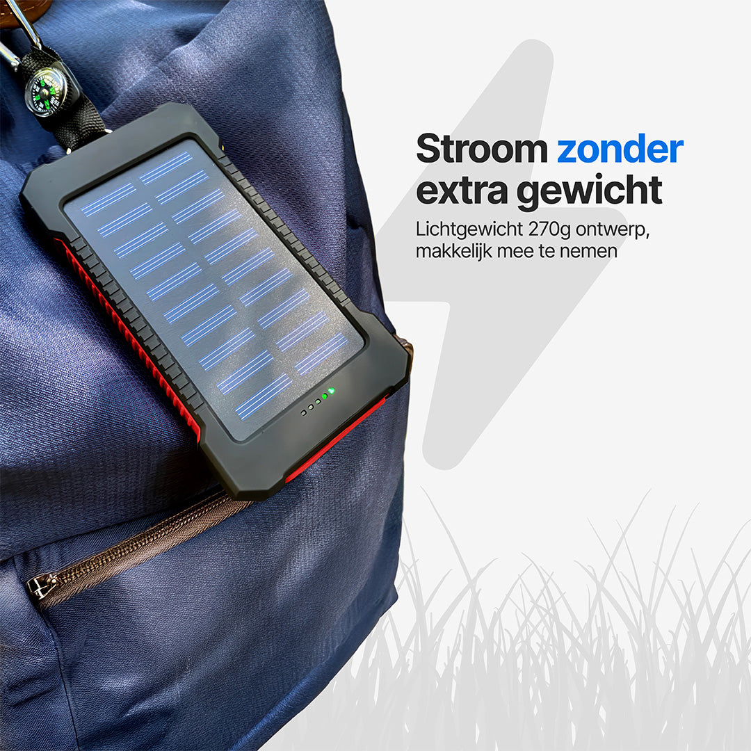 SolaBank Draadloze Oplaadbare Powerbank 10.000mAh