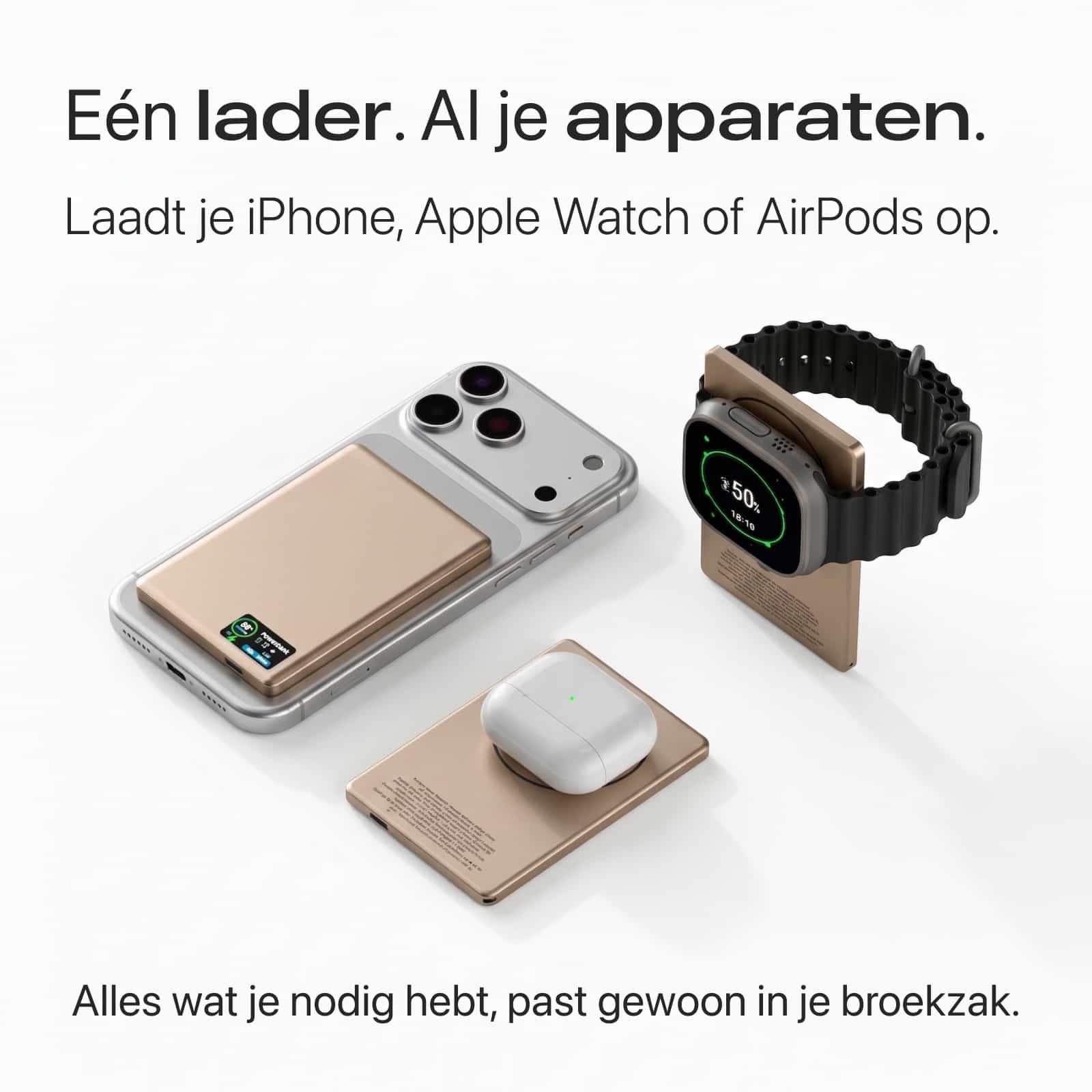 22,5W Ultra Slim Q2 Powerbank met Display