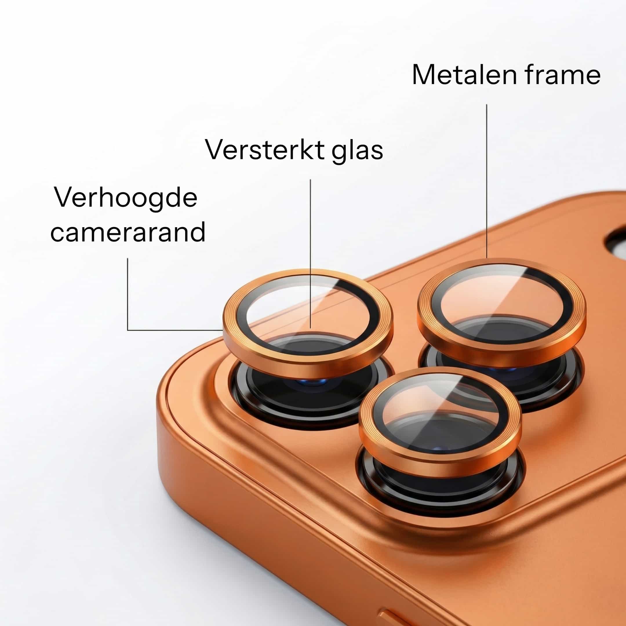 iPhone metalen hoes met camerabescherming