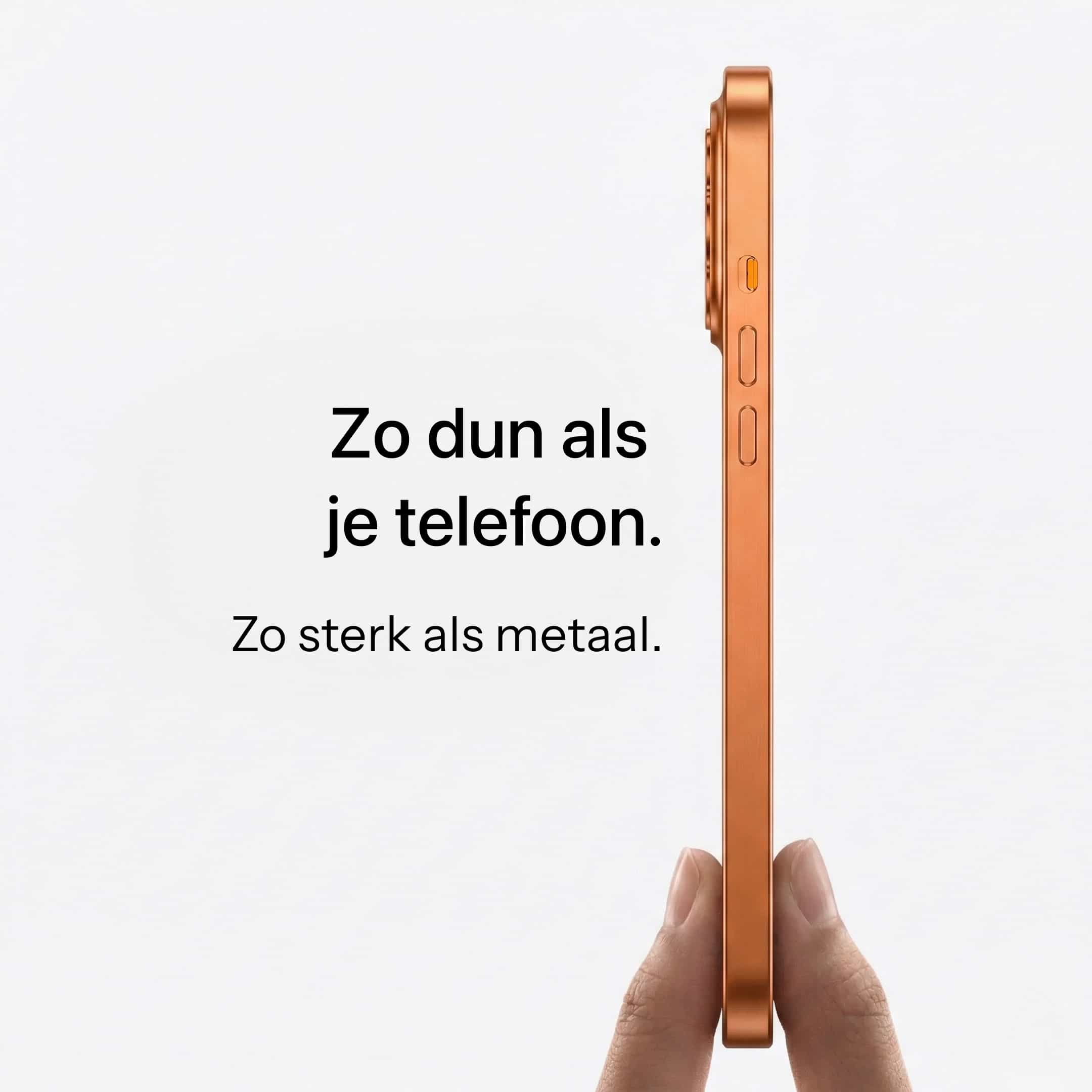 iPhone metalen hoes met camerabescherming