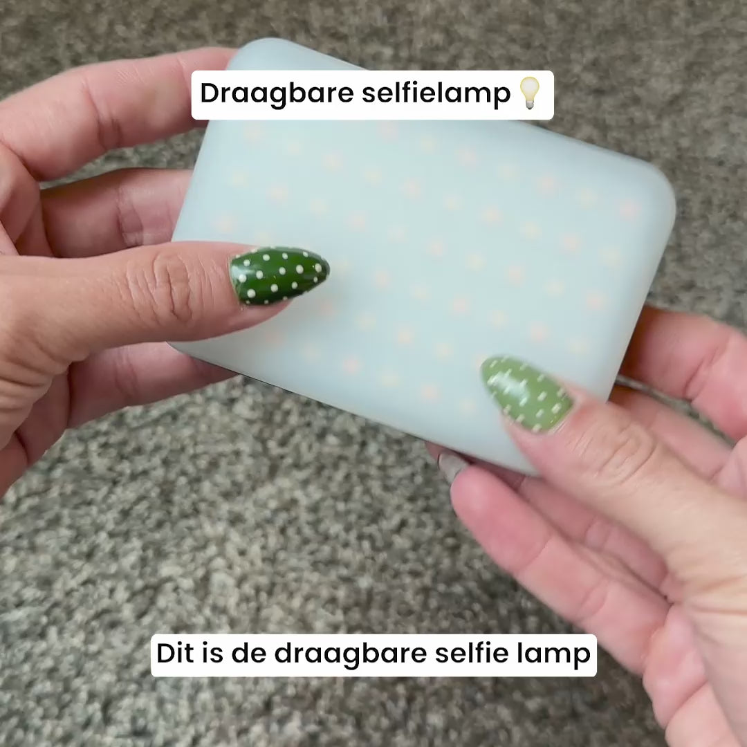 Draagbare Selfielamp met 7 Modi aan Helderheid